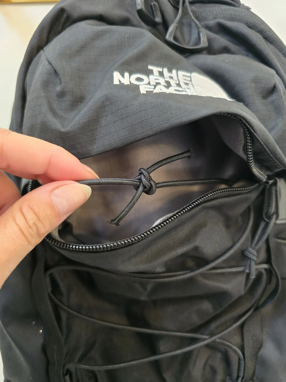 The North Face Black Borealis Mini Backpack with Front Bungee